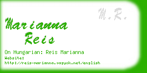 marianna reis business card